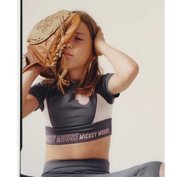 Zara 11/12 Mickey Mouse Disney Gym Shirt - Picture 1 of 4